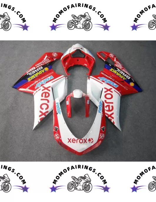 2007-2011 Ducati 1098/1198/848 Motorcycle Red Fairings Xerox