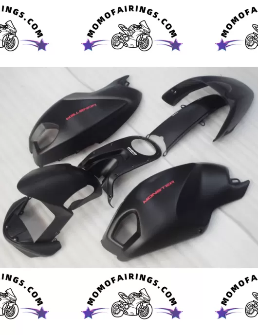 1996-2002 Ducati Monster 696 Motorcycle Fairings Black