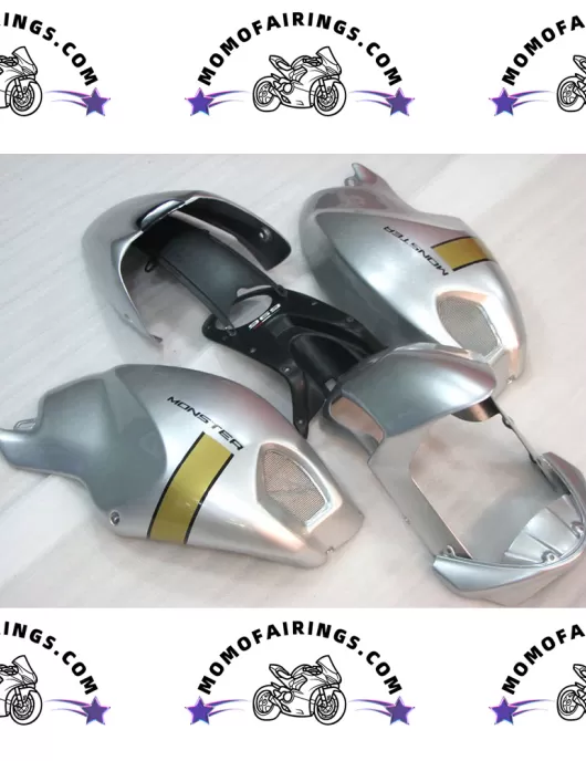 1996-2002 Ducati Monster 696 Motorcycle Fairings Silver