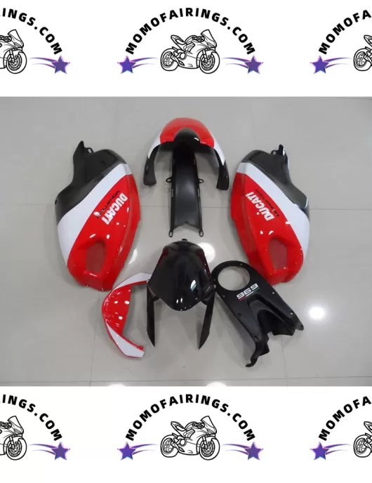 1996-2002 Ducati Monster 696 Motorcycle Fairings White Red