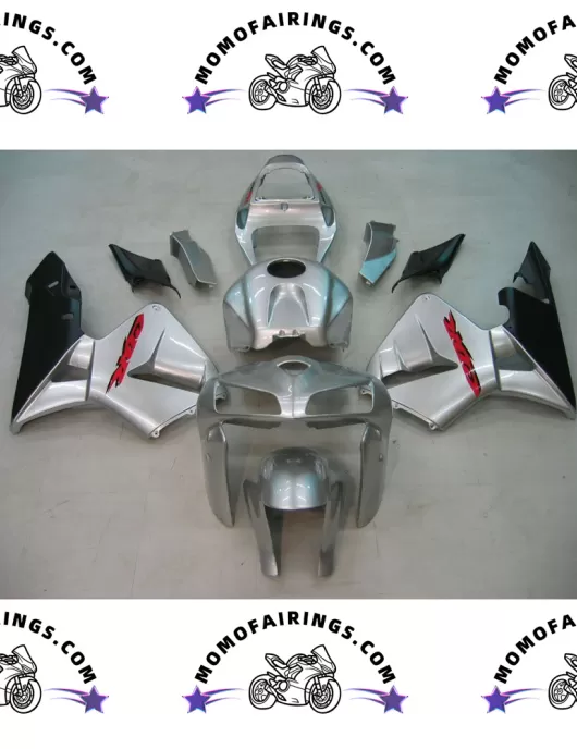 2005-2006 Honda CBR600RR Plastics Silver & Black