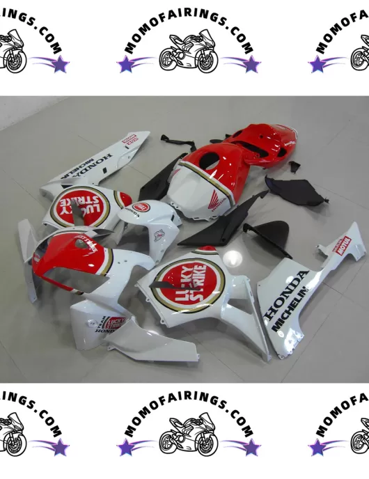 05 06 Honda CBR600RR OEM Fairing Pearl White Lucky Strike