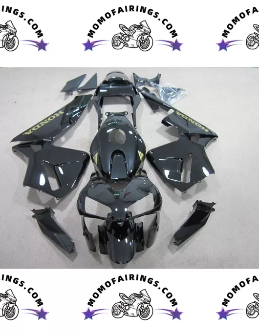 Black Honda CBR600RR Fairings 2005-2006