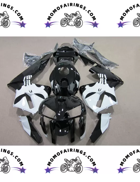 Black White Fairings For 2006 CBR600RR