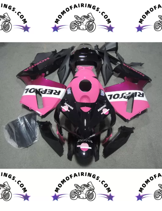 Pink 2005-2006 CBR600RR Fairings Repsol