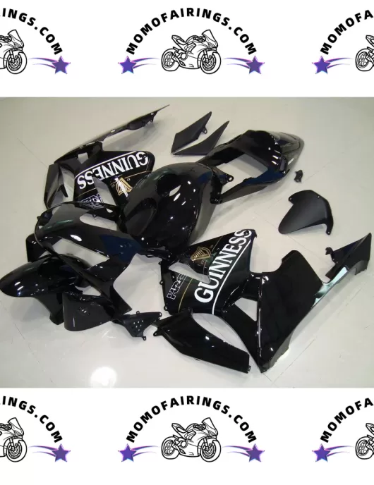 2005-2006 Honda CBR600RR Motorcycle Fairings Black Gloss