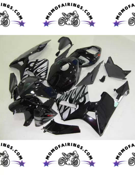 2006 CBR600RR OEM Fairing Black & Silvery Flame