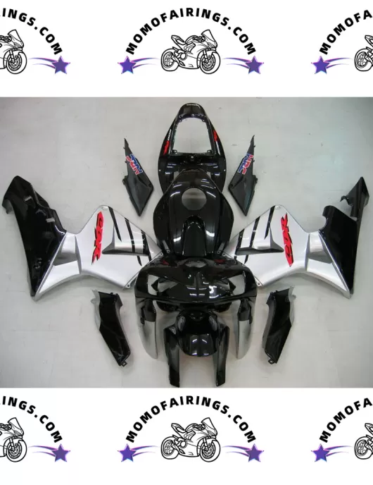 2005-2006 CBR600RR Fairings Black & Silver