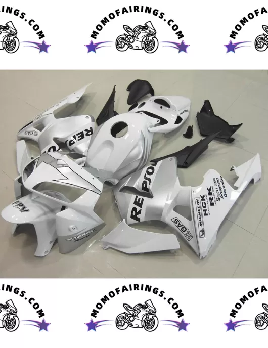 05 06 CBR600RR Fairings Repsol White Silver