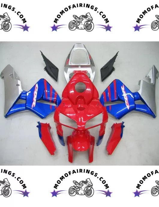 2005-2006 CBR600RR Fairing Red Blue Silver