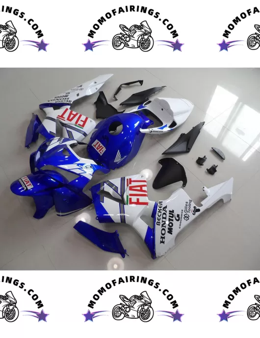 Honda CBR600RR Fairings 2005-2006 Fiat White Blue