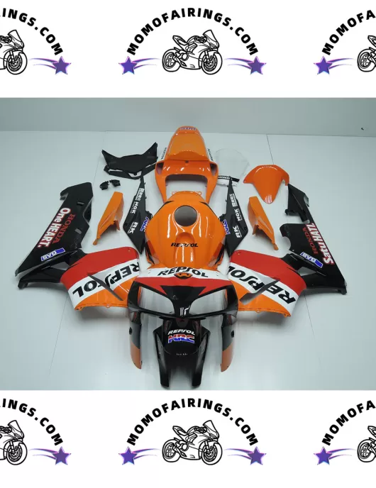 Orange Fairings For 2006 Honda CBR600RR New Repsol