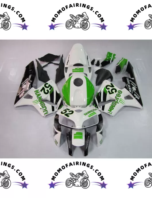 2005-2006 CBR600RR Fairings For Sale Green White Black NO.52