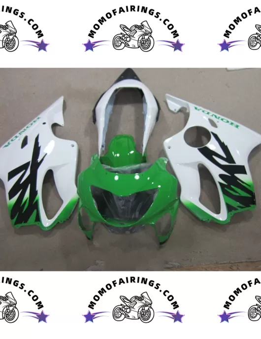 1999-2000 Honda CBR600 F4 Fairings Green White