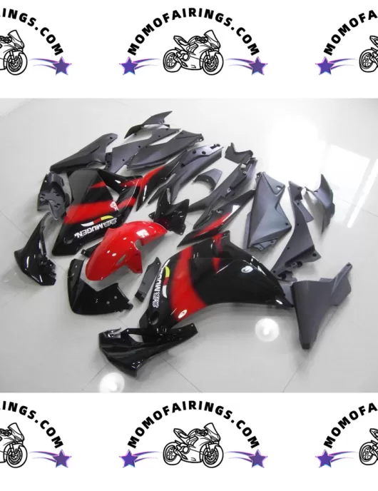 2011-2013 Honda CBR250R Motorcycle Fairings Black & Red