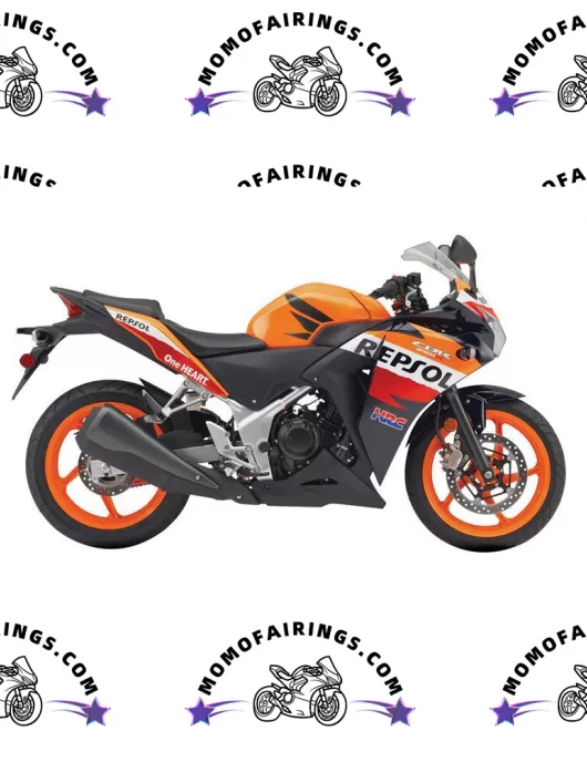 2011-2013 Honda CBR250R Fairings Repsol Orange Racing