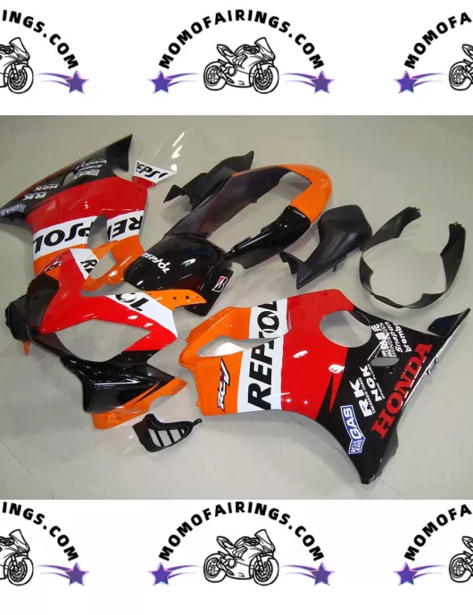 04-07 CBR600RR F4i Fairings Orange Red