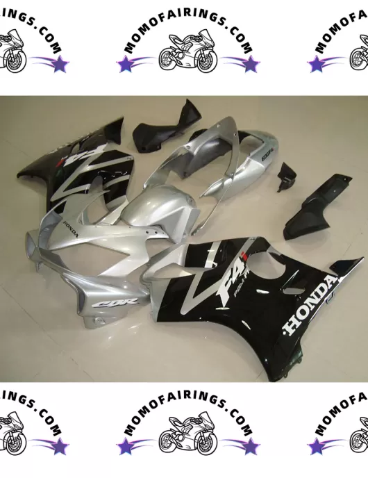 2004 -2007 CBR600RR F4i Fairings Black Silver