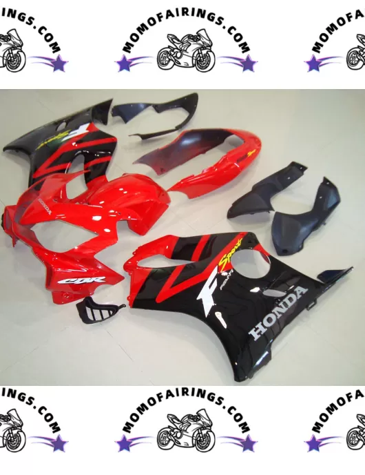 2004 -2007 Honda CBR600RR F4i Motorcycle Fairings Red Black Red Tail