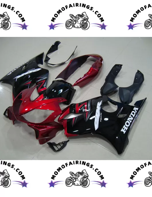 2004 -2007 Honda CBR600RR F4i Fairings Plactics Red Black