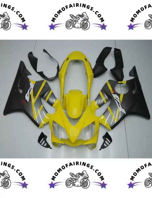 2004 -2007 Honda CBR600RR F4i Fairings Yellow Black