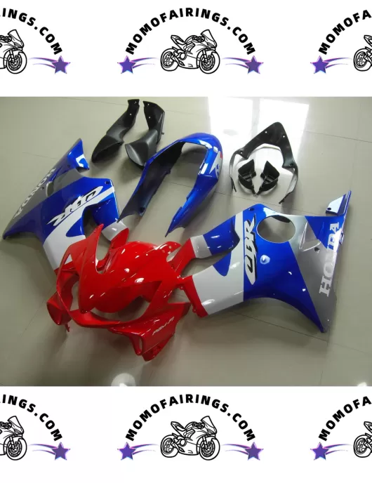 2004 -2007 Honda CBR600RR F4i Fairings Bodywork Blue Red