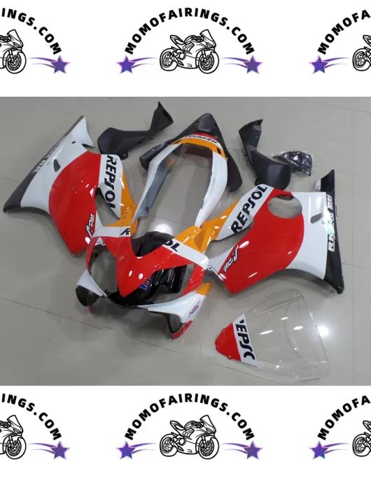 04-07 Honda CBR600RR F4i Fairings White Red