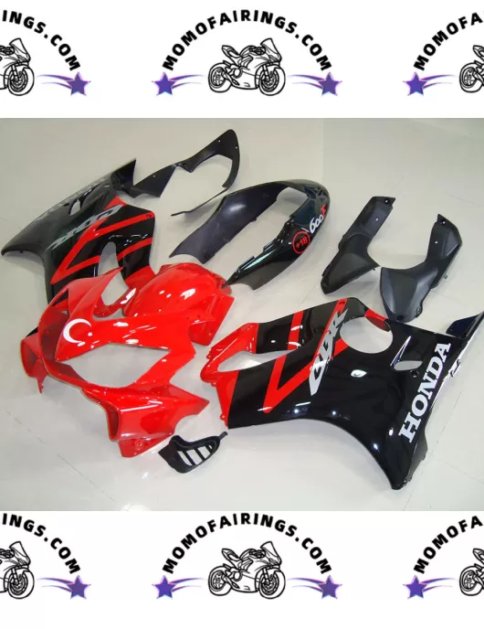 2004 -2007 Honda CBR600RR F4i Fairings 18+ Red Black