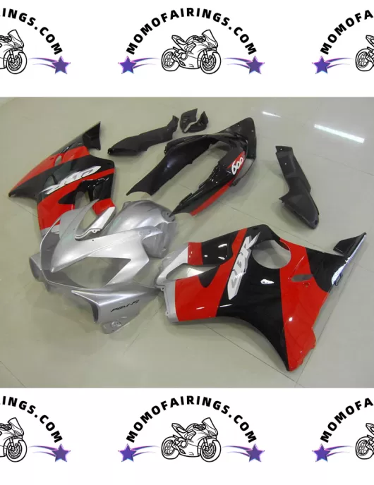 Fairings Kits For Honda CBR600RR F4i 2004 -2007 Red Silver