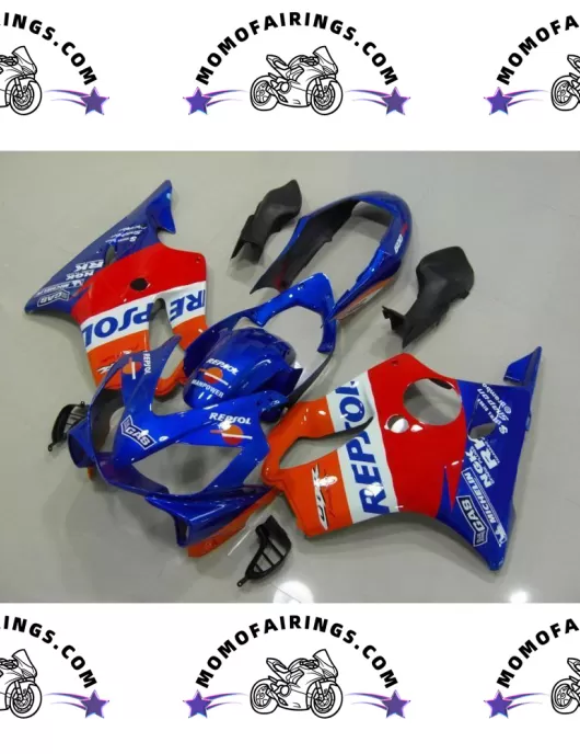 Blue Fairings For Honda - Repsol CBR600F4i 2004-2007