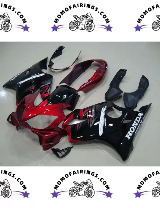 2004 -2007 Honda CBR600RR F4i Motorcycle Fairings Red Black