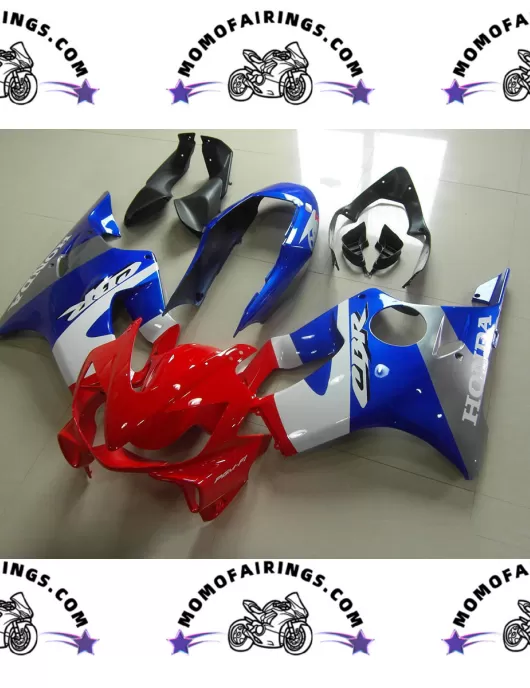 2004 -2007 Honda CBR600RR F4i Motorcycle Fairings Blue Red White