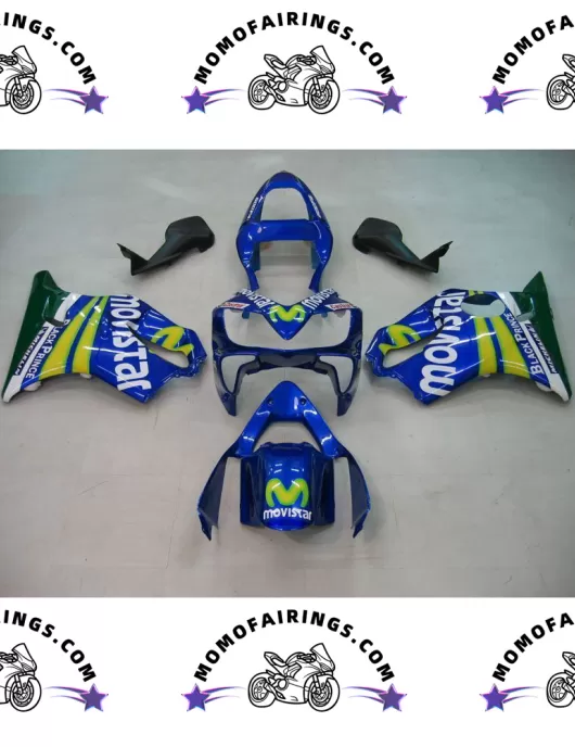 04-07 Fairings For Honda CBR 600 F4i Blue Green Racing