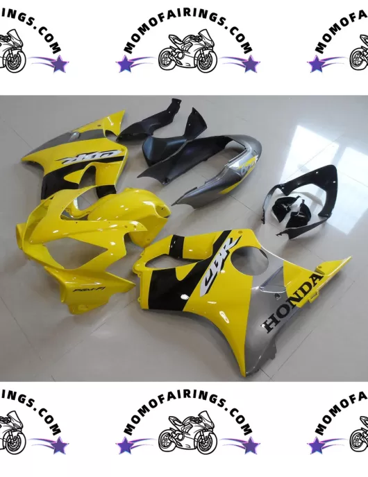 2004 -2007 Honda CBR600RR F4i Fairings Yellow Grey