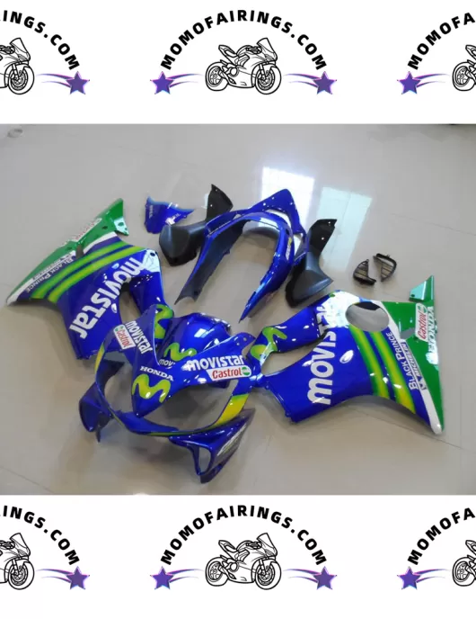 2004 -2007 Honda CBR600RR F4i Blue Motorcycle Fairings Movistar