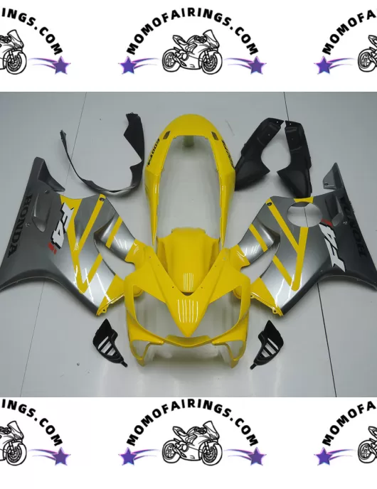 Fairings Kits For Honda CBR600RR F4i 2004 -2007 Yellow Grey